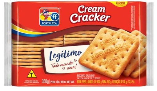 Biscoito Cream Cracker Fortaleza — 350g
